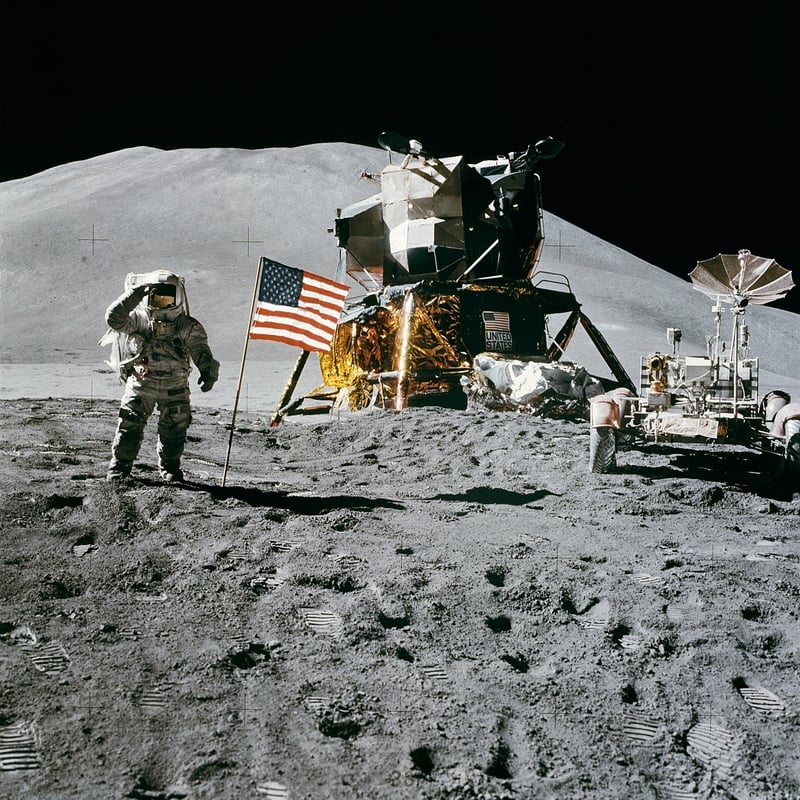 Astronaut on the Moon